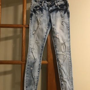 Distressed Lovesick Skinny Jeans